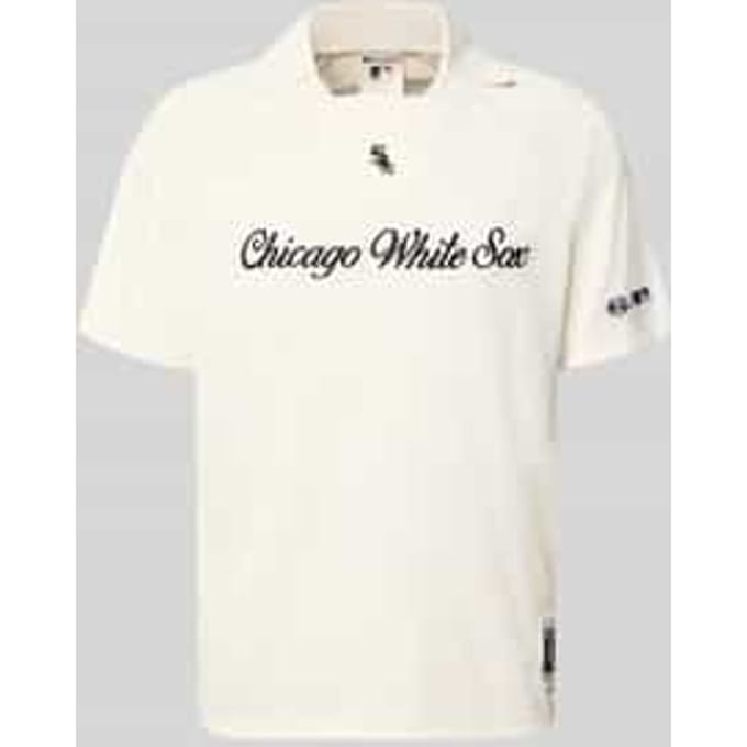 relaxed fit poloshirt met gestikt logo