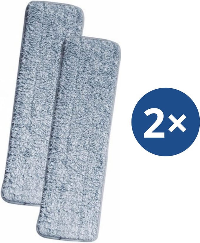 Set van 2 x Microvezeldoek voor Techweise 4-in-1 Dweilsysteem - Set van twee Dweilen - Dweil Mop - Microvezel Doek
