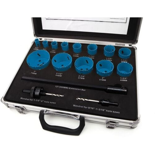 HBM 16 Delige Bi-Metaal Gatzagenset