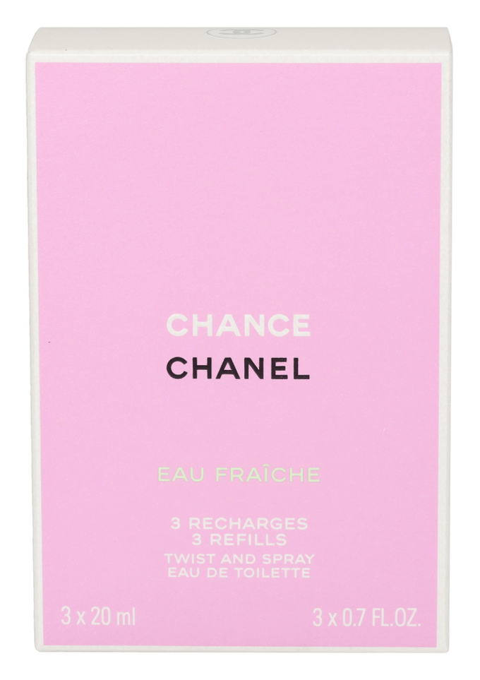 Chanel Eau De Toilette Twist And Spray Navulling Chanel - Chance Eau Fraîche Eau De Toilette Twist And Spray Navulling  - 3 ST