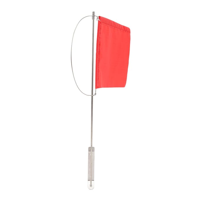 Windvaan Vlag Monotypes Marine Mastvlag Windindicator Roestvrij Staal Rode Bootvlag voor 200x160mm /7.87x 6.30 in red
