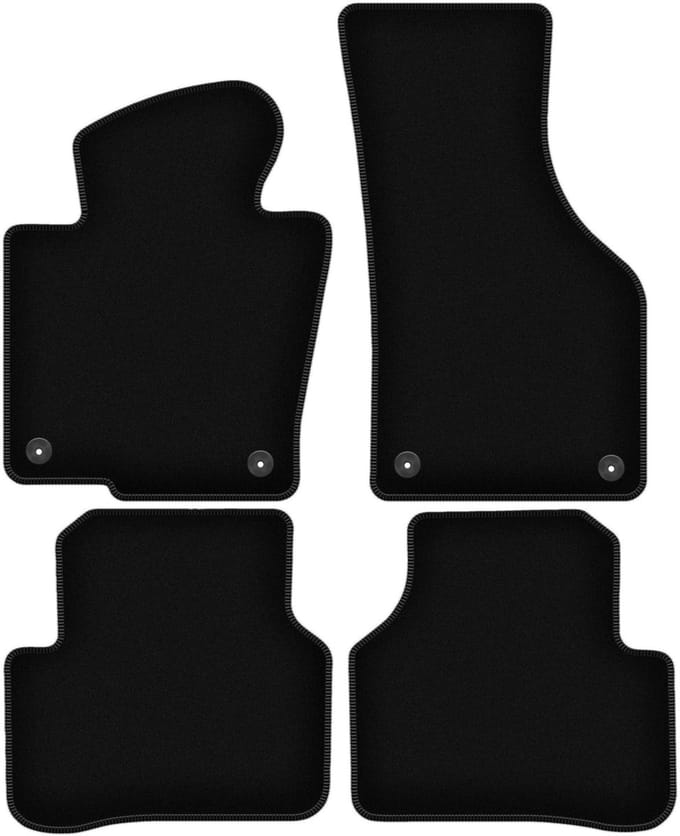 BASIC zwarte veloursmatten voor: Volkswagen Passat CC coupé (2008-2012)
