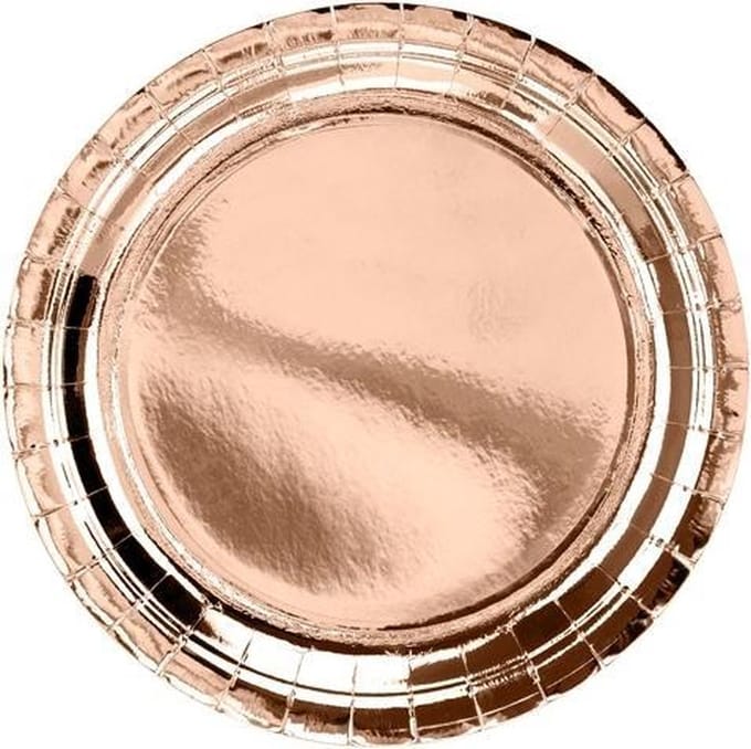Borden Rose Gold 23 cm (6 stuks)