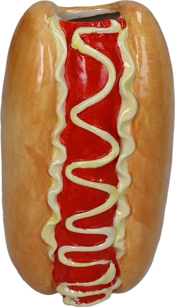 Vase Hotdog Dolomite Multi 9.2x8x16.3cm