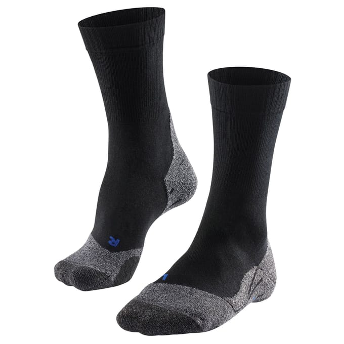 FALKE TK2 Cool anti-blaar dik lyocell functioneel materiaal wandelsokken dames zwart - maat 41-42
