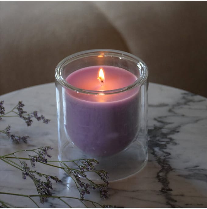 Scentchips® Lavendel Geurkaars Dubbelwandig - 496gr