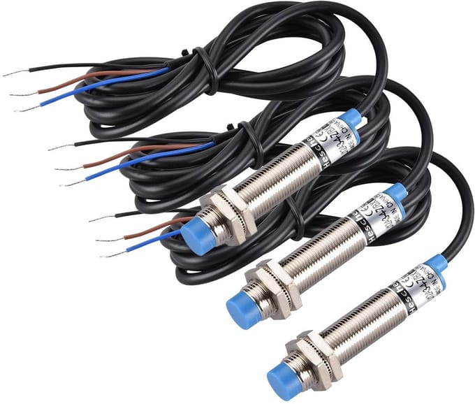 aladdien - Inductieve naderingsschakelaar - 4mm detector - Voedingsbeveiliging - normaal open - Robuuste sensor - Model HS-L...