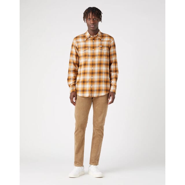 Wrangler - Larston - Heren Slim-fit Broek - Lead Grey