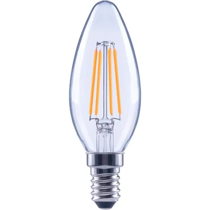 Sencys Ledfilamentlamp Kaars C35c - Warm Wit - E14 - 3,4w