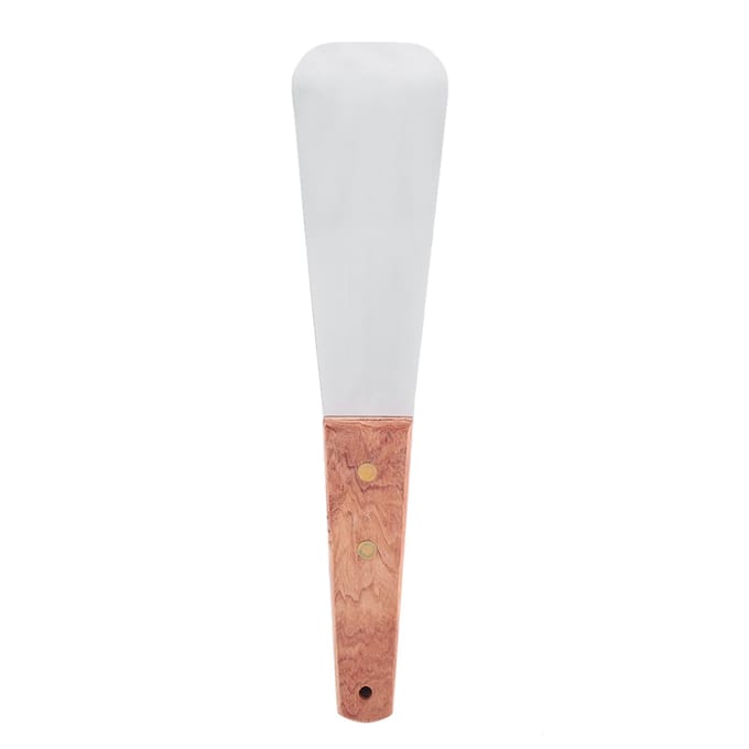 RVS IJsschep met Houten Handvat Dessertspade Botermes Keukengerei white