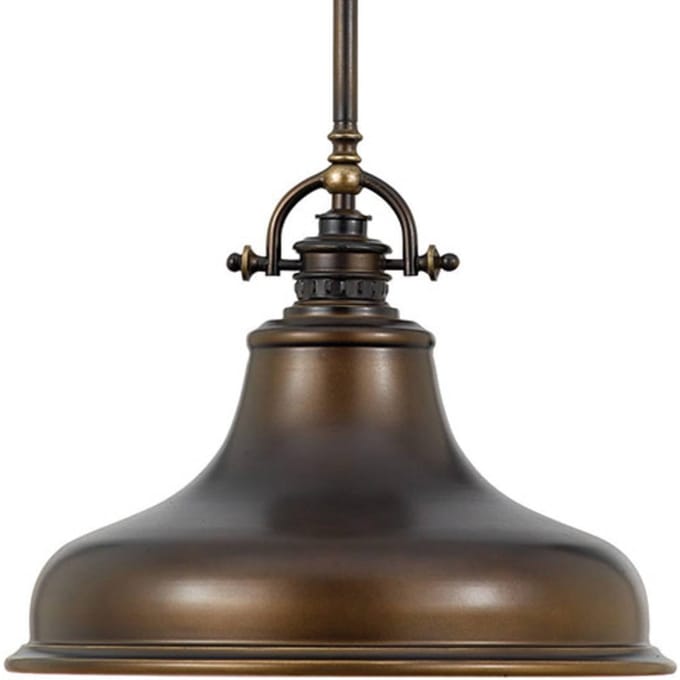 Bohemian Hanglamp - Steady Lighting - Metaal - Bohemian - E27 - L: 34.3cm - Voor Binnen - Woonkamer - Eetkamer - Brons