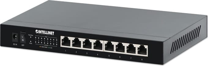 Intellinet 561938 8-Poorts 2.5G Ethernet PoE+ Switch
