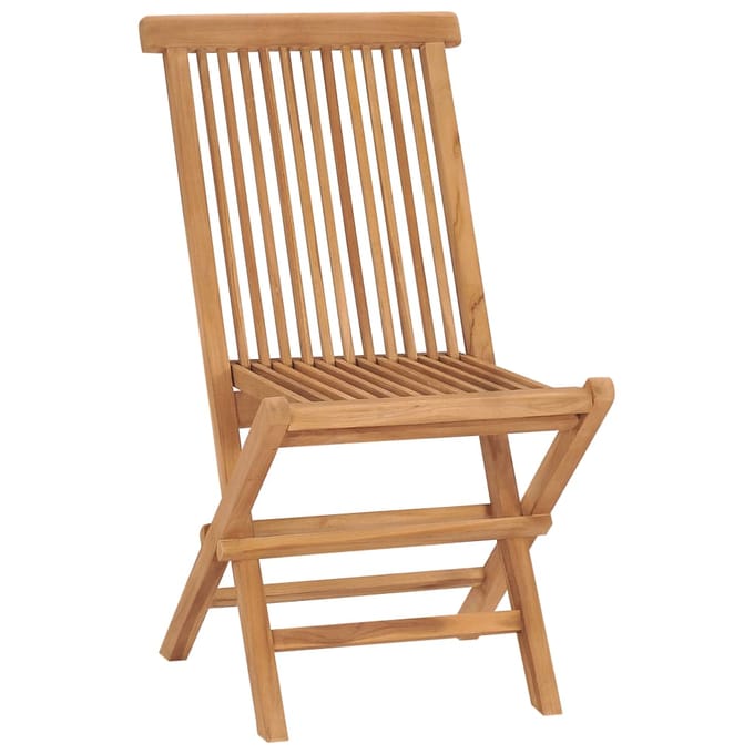 vidaXL - Inklapbare - stoelen - 2 - st - met - antracietkleurige - kussens