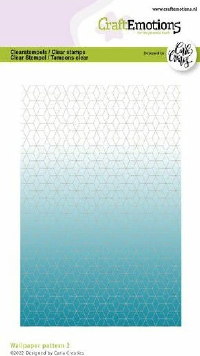 Clearstamp A6 - wallpaper pattern 2 Carla Creaties