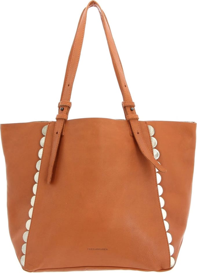FREDsBRUDER Leren Schoudertas Bloomy Bloomy Coral Roze