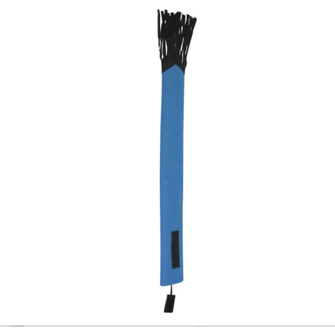 Paardenstaarttas Non-woven Stof Waterdicht Ademend Paardenstaartbeschermer Beschermer met Franje Blauw gray