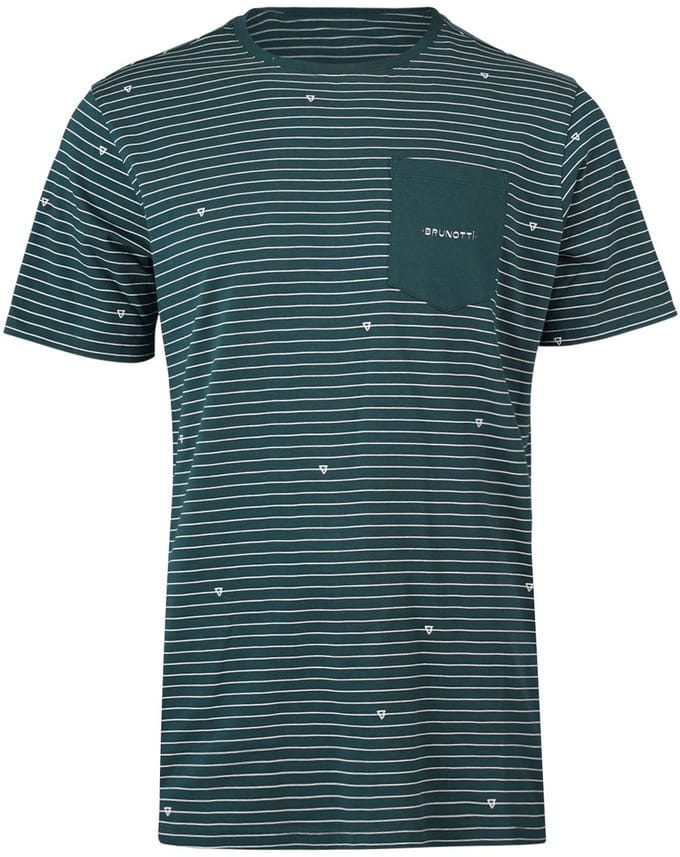 BRUNOTTI - axle-stripe men t-shirt - Strandshirt heren - Groen