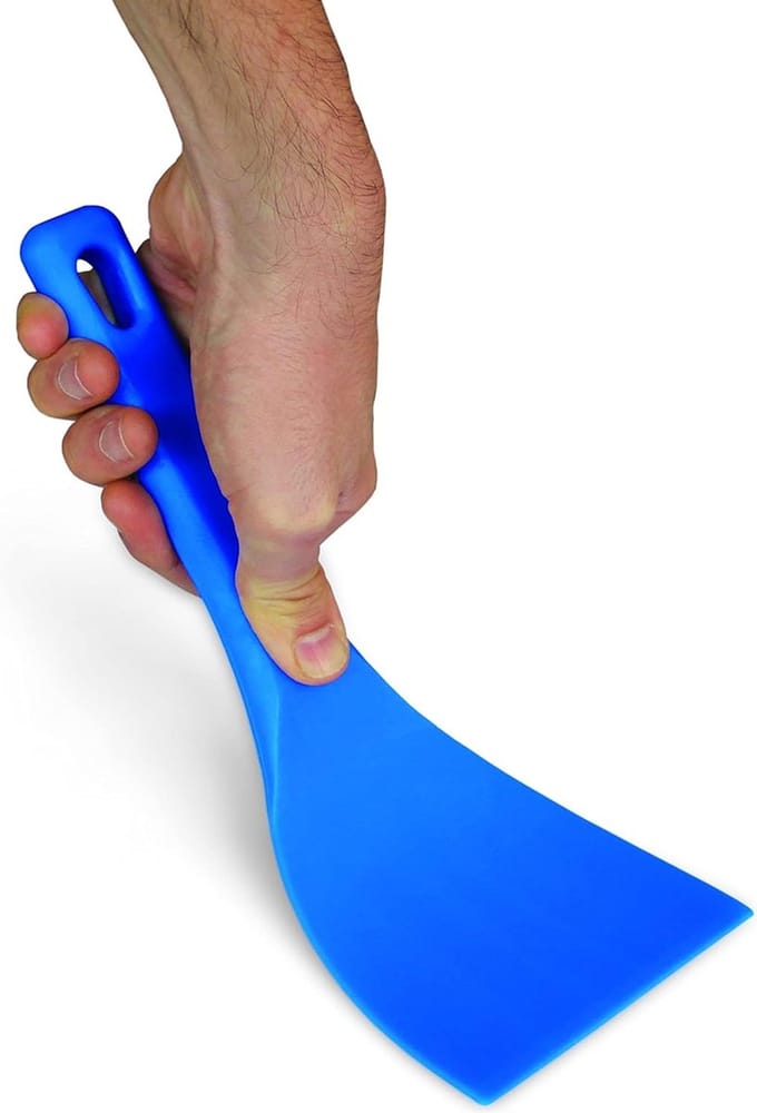 Flexibele deegspatel voor deegstukken, 10 cm, gemaakt van polymeer