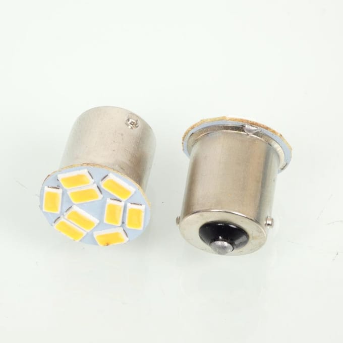 Ampoule LED Sifam pour Auto 12V 10W BA15s orange Neuf