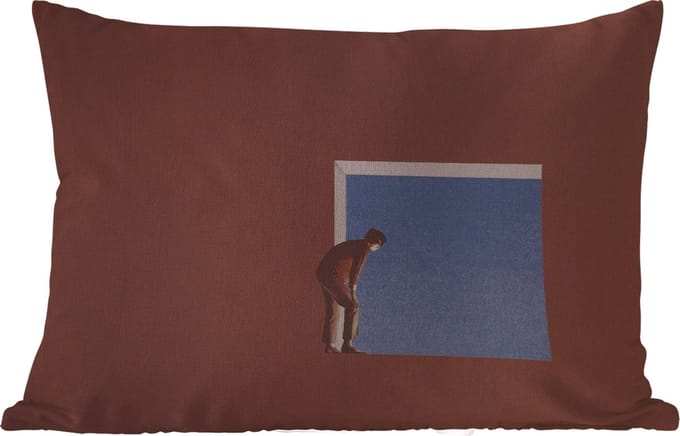 Buitenkussens - Tuin - Man - Vintage - Design - 50x30 cm