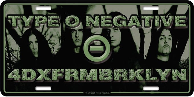 Type O Negative - 4Dxfrmbrklyn Metalen wandbord - Zwart/Groen