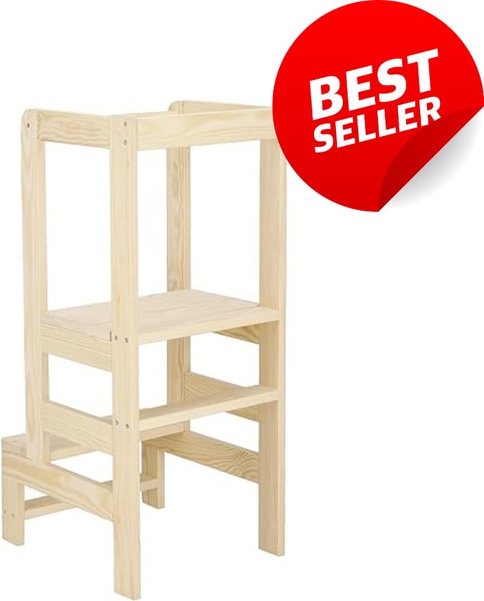Thuys - Leertoren - Leertoren Keukenhulp - Learning Tower,- Keukentoren - Hout - Duurzaam - Veilig
