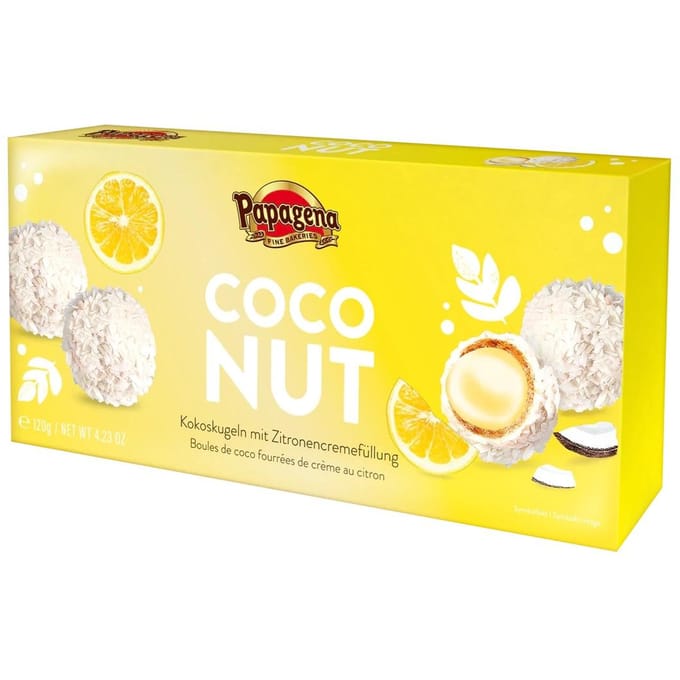 Boules de Coco Papagena à la Crème de Citron 120 g