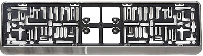 Autostyle Kentekenplaathouder 52 X 11 Cm Chroom