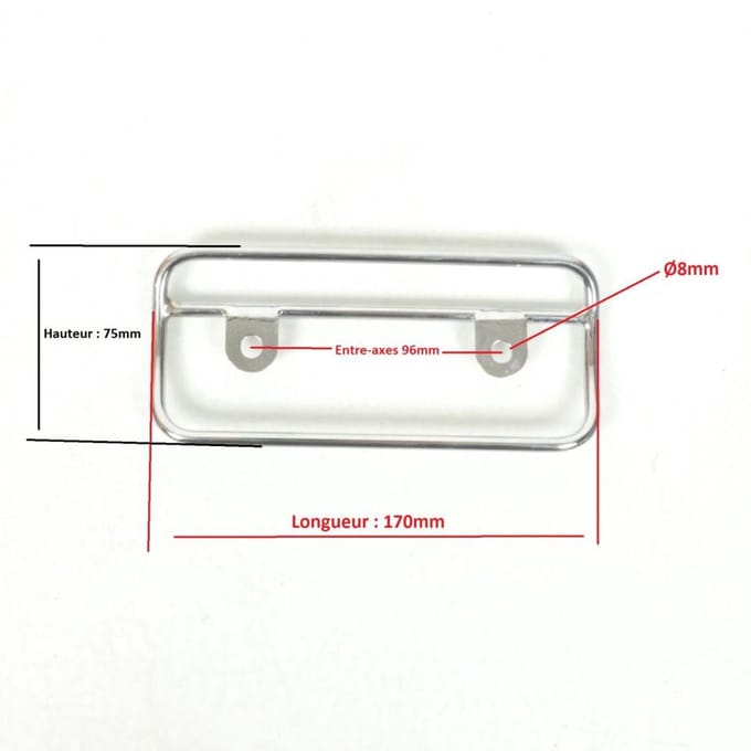 Protection pot échappement chromé pour scooter mobylette Peugeot 50 763733 Neuf