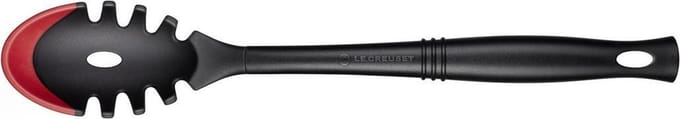 LE CREUSET - Silicone Pastalepel in Kersenrood 33,5cm