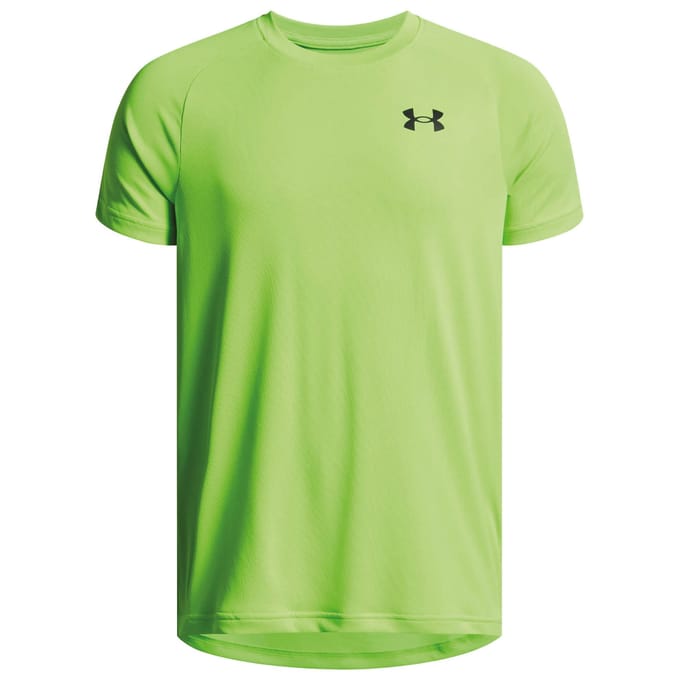 Under Armour UA Tech 2.0 SS Unisex Sportshirt - Groen - Zwart