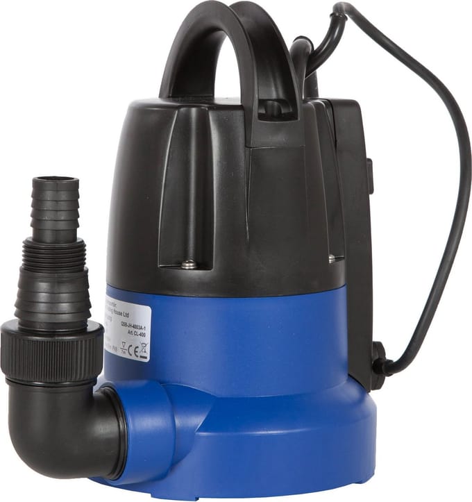 Borg Sensor Vlakzuigpomp - Dweilpomp - Dompelpomp - dweildroog tot 1 mm - 7000 l/h