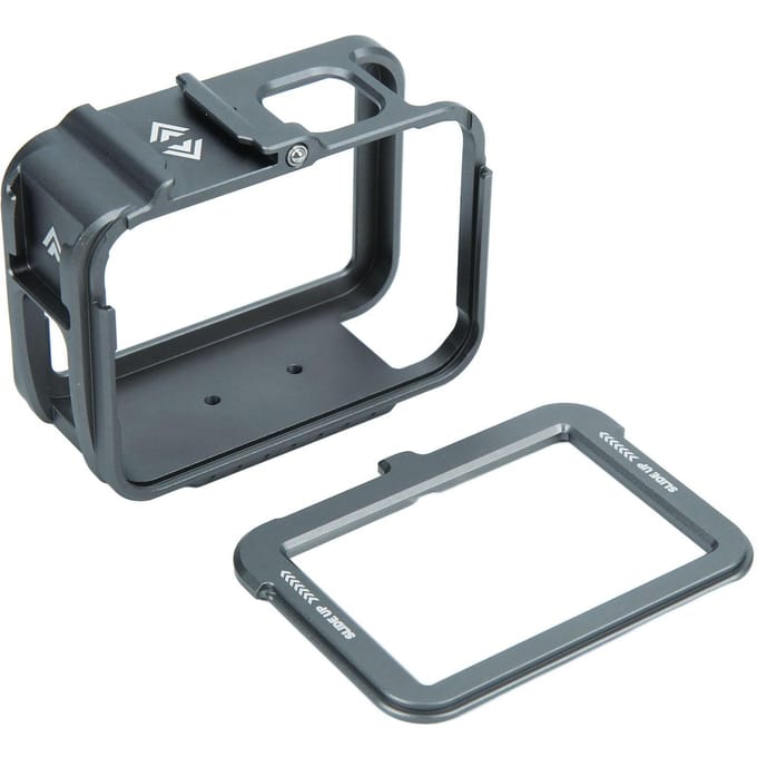 Housse de protection pour cage TELESIN avec support pour griffe froide, cadre de protection pour cage de caméra résistant aux chocs gray