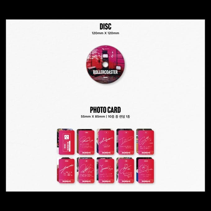 DKB - ROLLERCOASTER / 1e singlealbum no poster purple