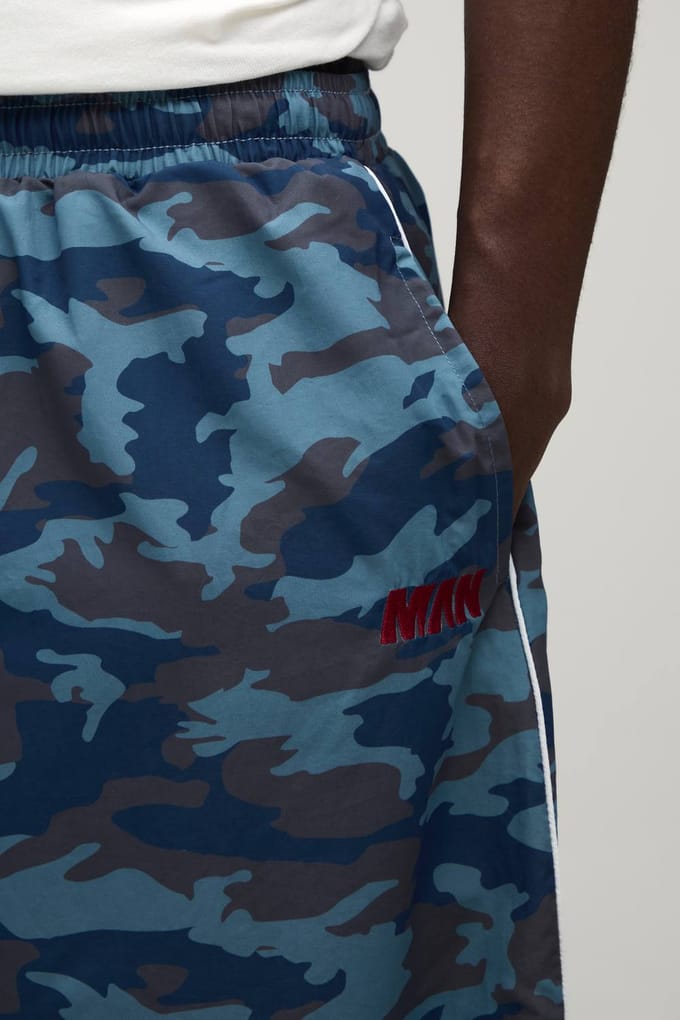Extreme Parachute Camo Trainingsbroek | Blue | Size Small