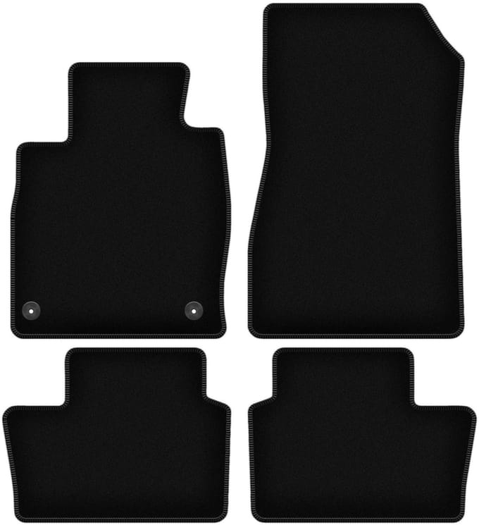BASIC zwarte velours matten voor: Nissan Juke II F16 crossover (2019-)