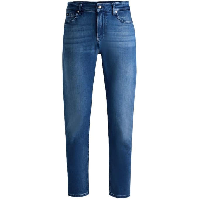 Boss Heren 5 Pocket Jeans (Medium Blauw)
