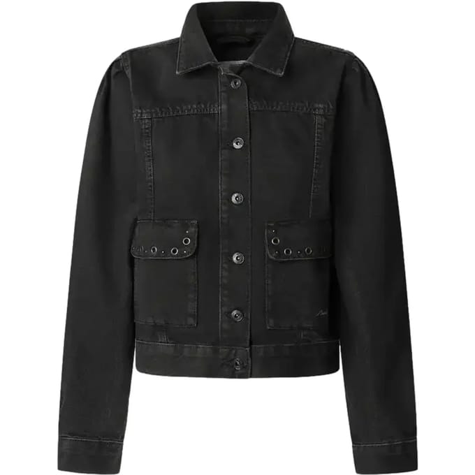 Pepe Jeans Sunny Blk Spijkerjas Zwart M Vrouw