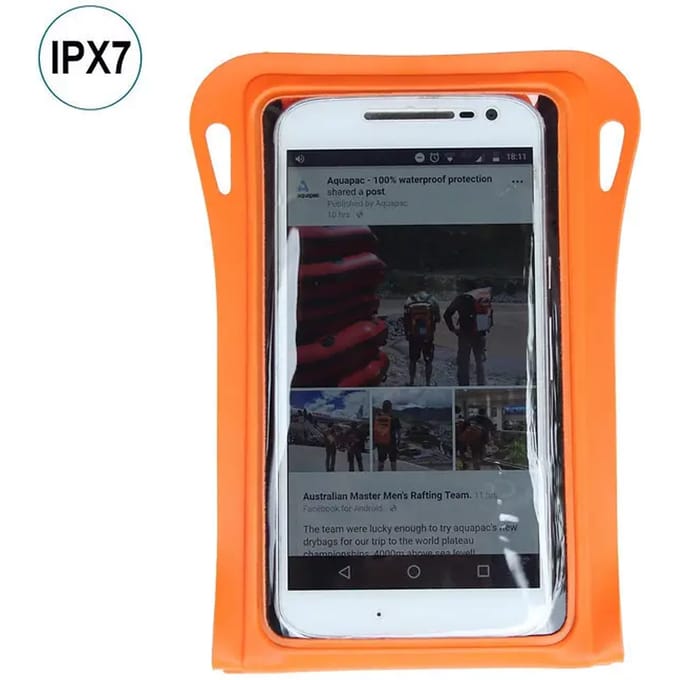 Waterdichte Hoes voor iPhone 14 Plus, Pro Max en Samsung Galaxy - oranje