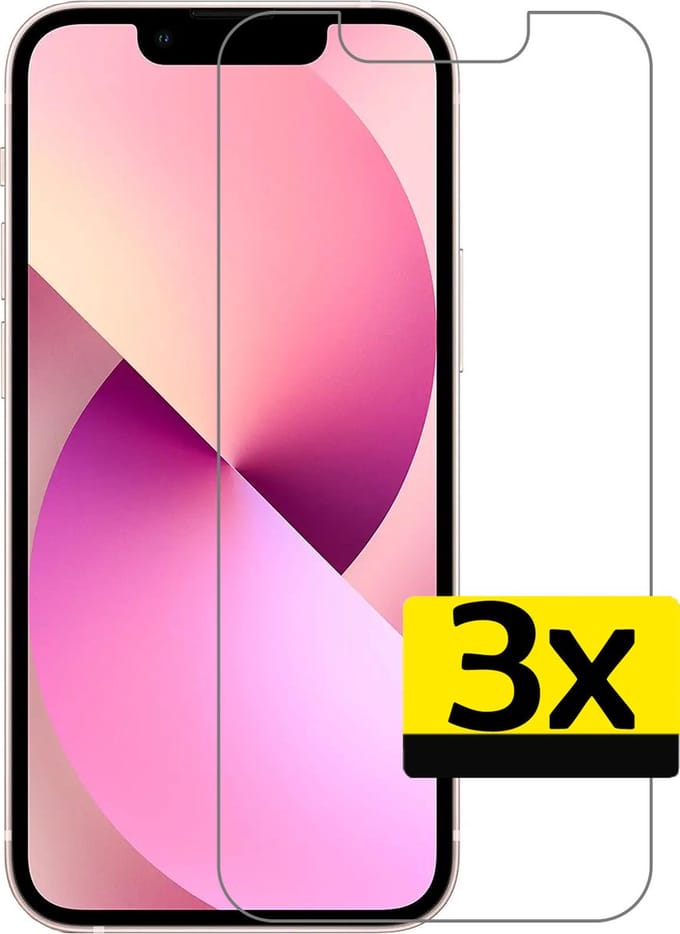 Screenprotector - Geschikt voor Apple iPhone 14 Pro - 3 Stuks - Extra Sterk - Beschermglas - Gehard Glas - Tempered Glass - Screen Protector