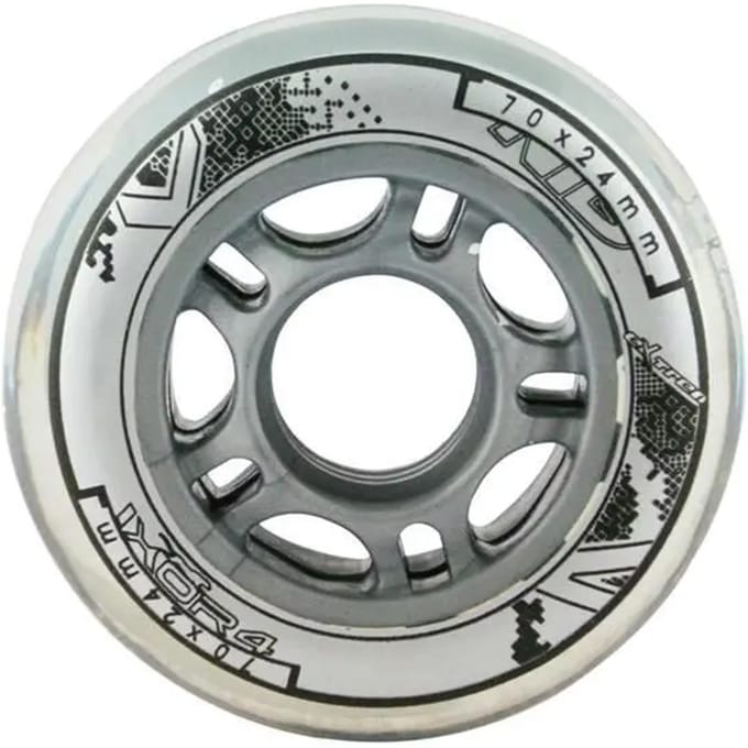 Nils Extreme - PU Wielen - 72x24 mm - 82A - Transparant