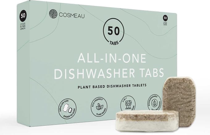 Cosmeau Vaatwastabletten 50 Beurten Plantaardig Dish Detergent Sheets - Cosmo Cosmea Kosmo