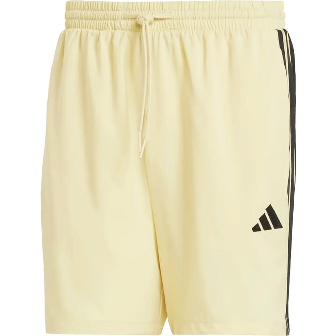 Adidas Essentials 3 Stripes Chelsea Korte Broek Geel S Man