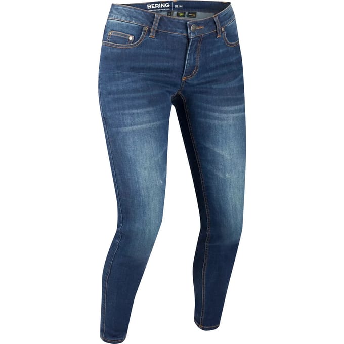 Dames slim moto jeans Bering Trust