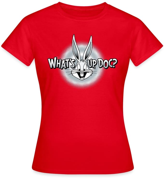 Looney Tunes Bugs Bunny What's Up Doc T-Shirt Dames