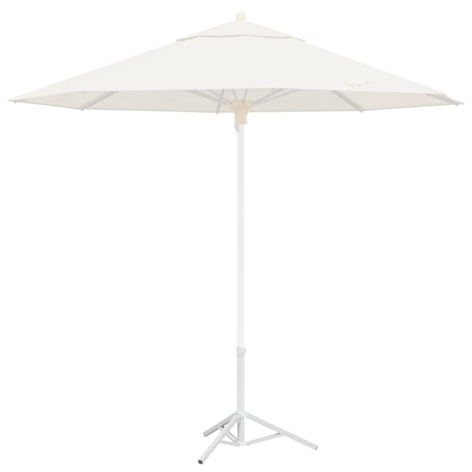 vidaXL - Parasol - Stand - Wit - Staal - for - 25-32 - mm - Pole