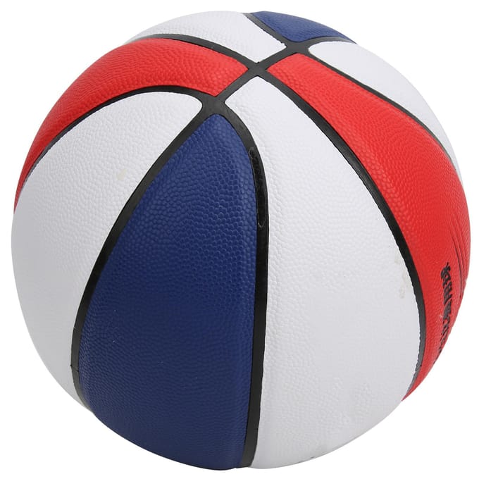 Maat 5 PU Leer Sport Basketbal Multicolor Buiten Binnen Bal Trainingsmateriaal red