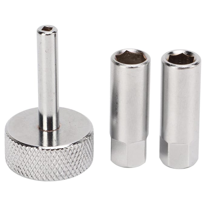 3 Stuks Klepstoter Klepstelgereedschap Set 8 9 mm Borgmoer Doppen 3 mm Vierkant Type Schroevendraaier voor white