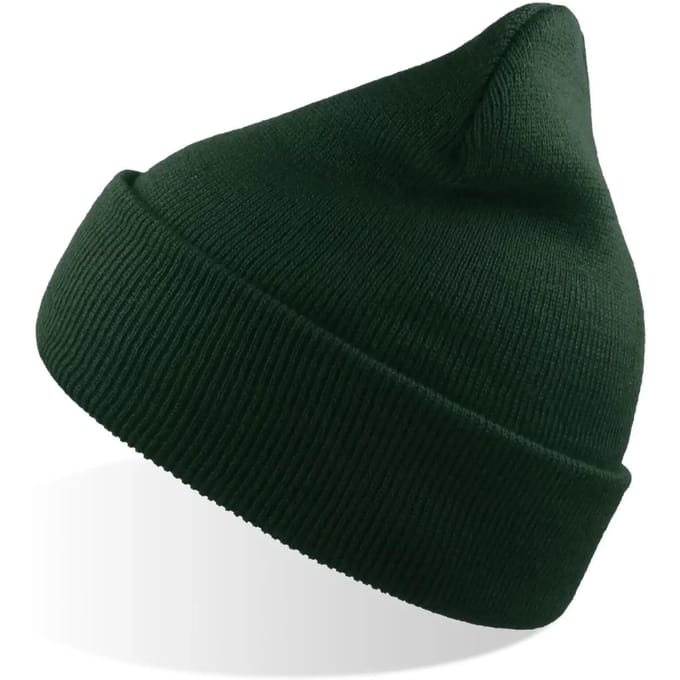 Atlantis Headwear - Wind Beanie Recycled - Bottle Green - One Size