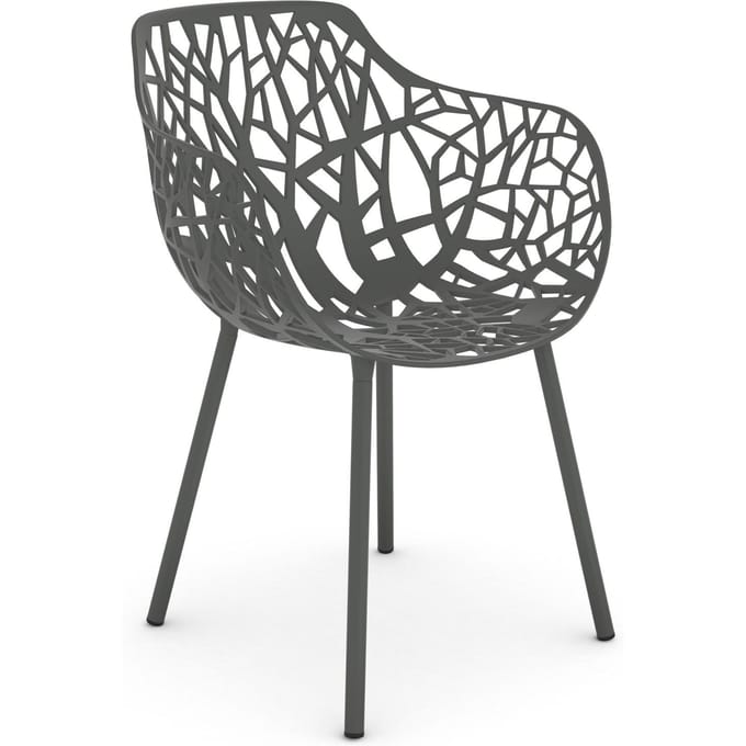 Fast - Forest tuinfauteuil - metaalgrijs - 4 - 6 Wochen